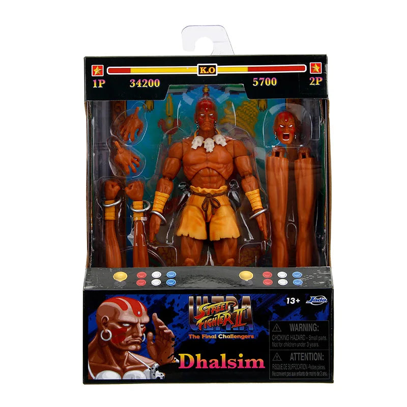 Street Fighter 6 Blanka, Sagat & Vega Action Figures - Collectible Set