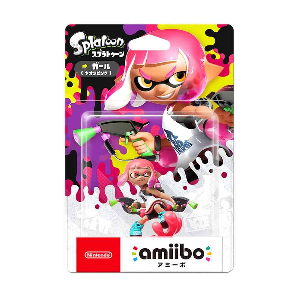 Nintendo Amiibo Figurine - Splatoon Series Inkling Girl & Squid