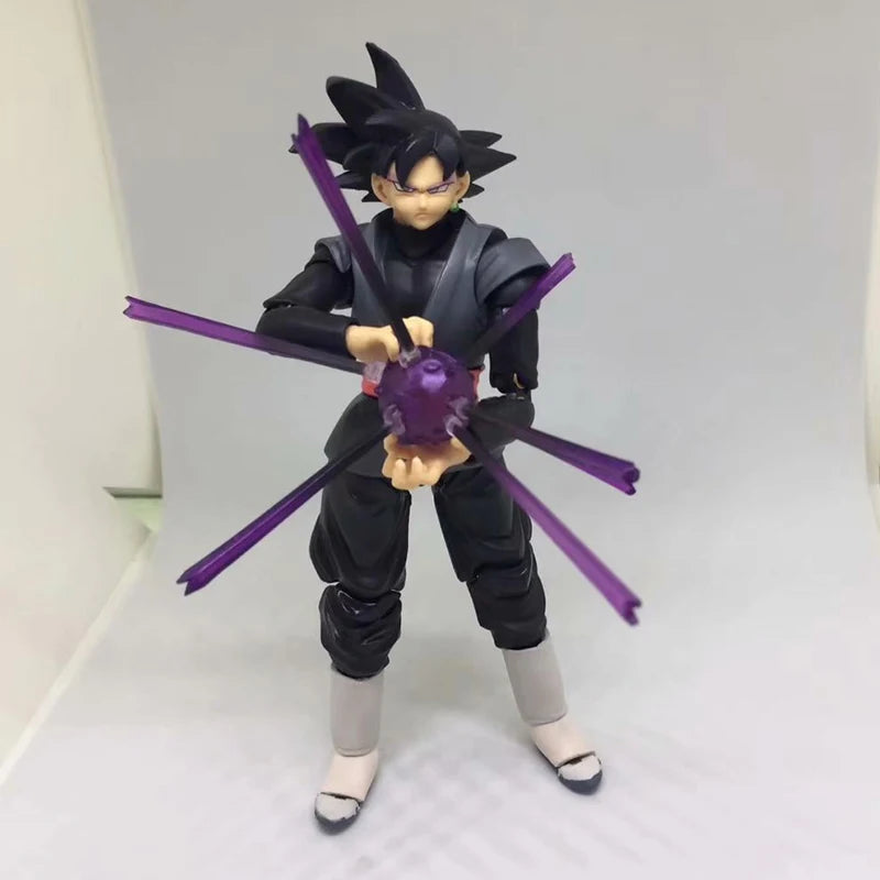 14cm Dragon Ball Black Goku Zamasu Action Figure with Accessories