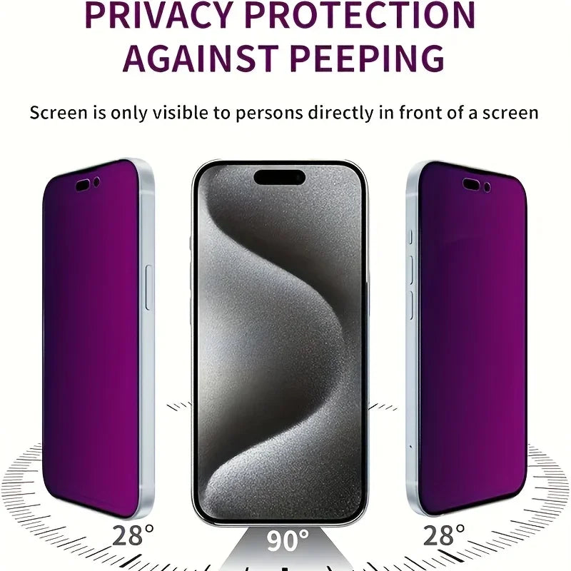 Premium Anti-Blue Tempered Glass Screen Protector for iPhone Models