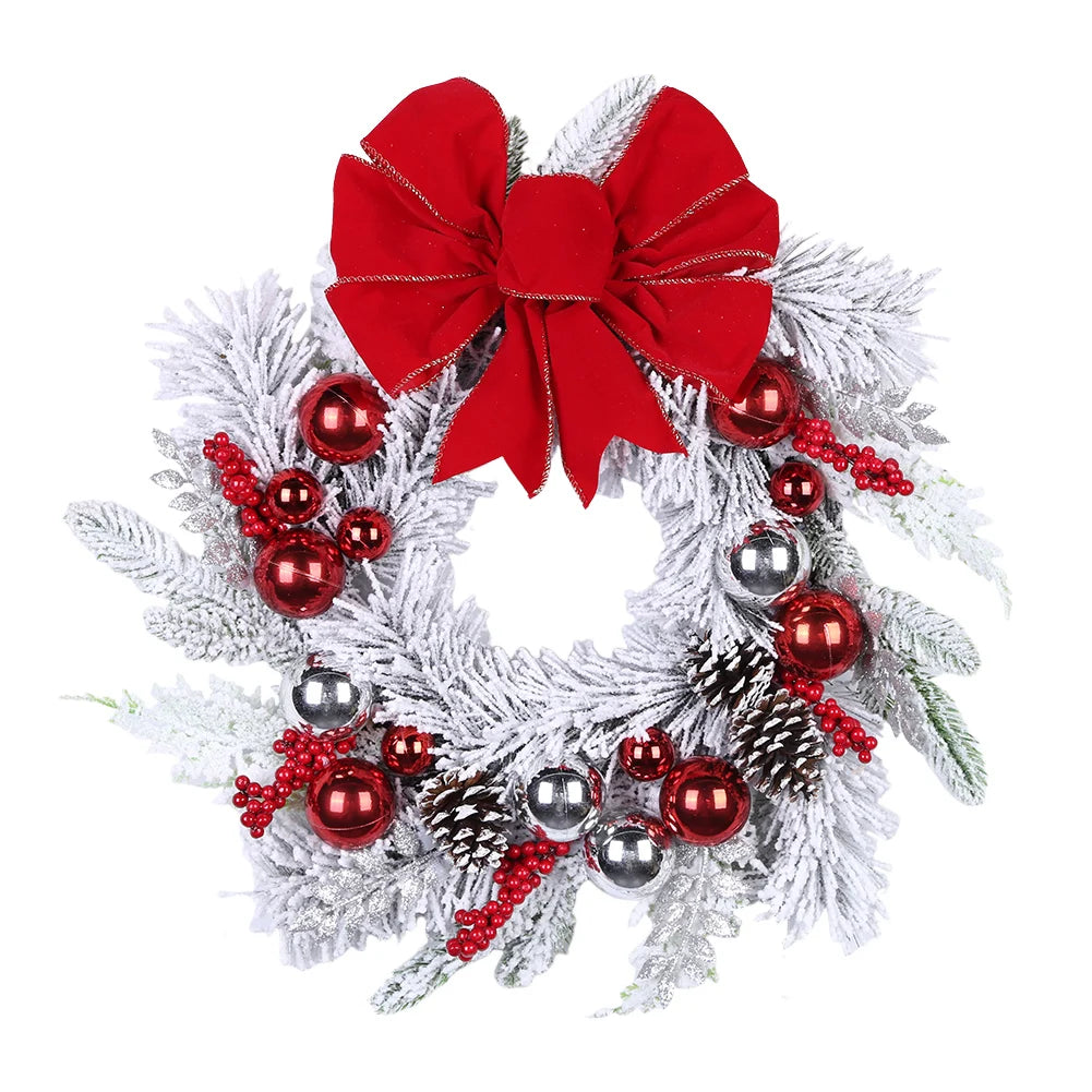 Exquisite Christmas Wreath - Artificial Vine Garland for Festive Decor