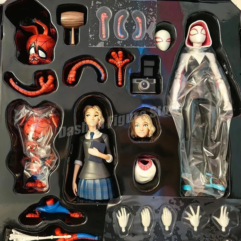 Spider-Verse Action Figures: Gwen Stacy & Miles Morales Models