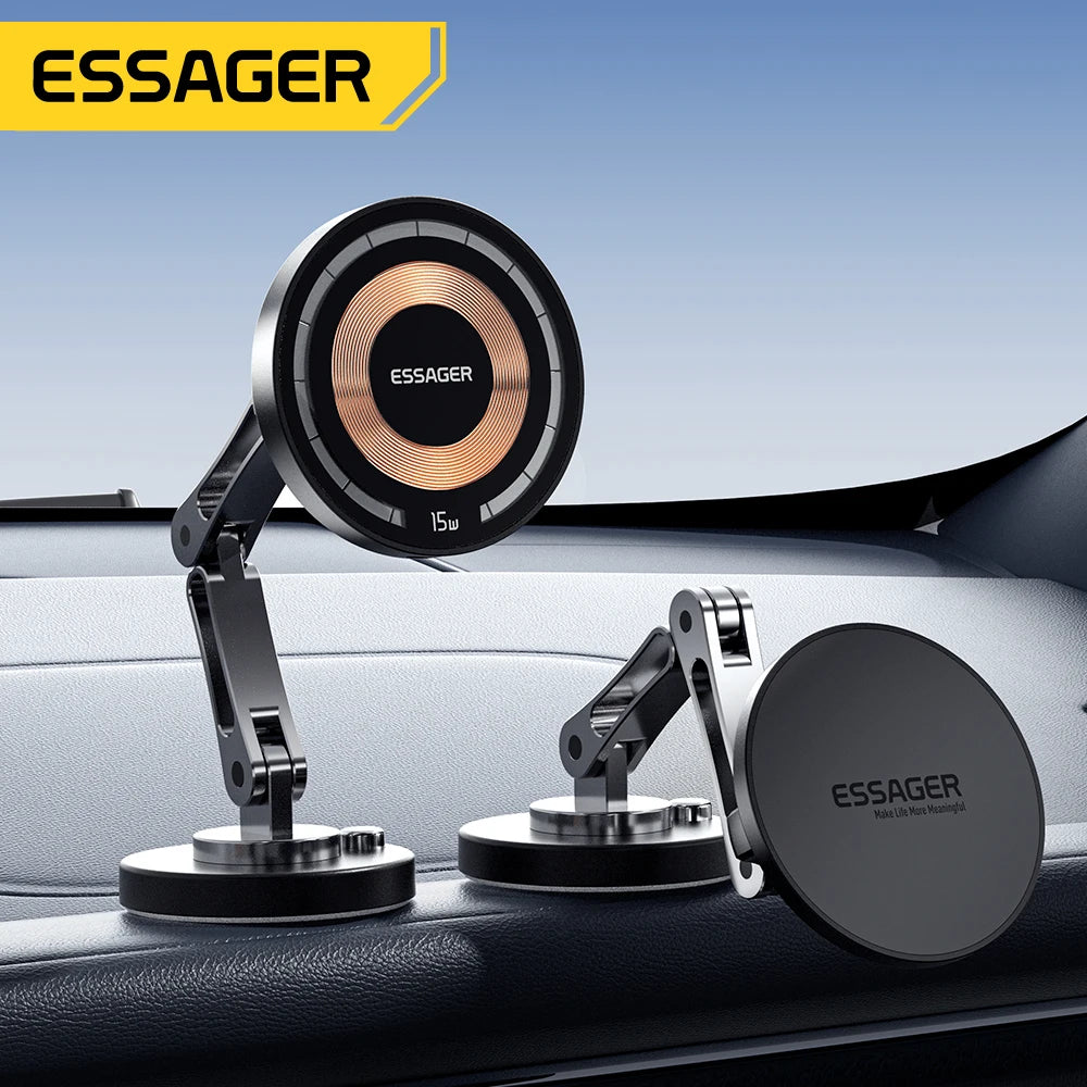 Essager 15W Magnetic Wireless Charger & Car Phone Mount