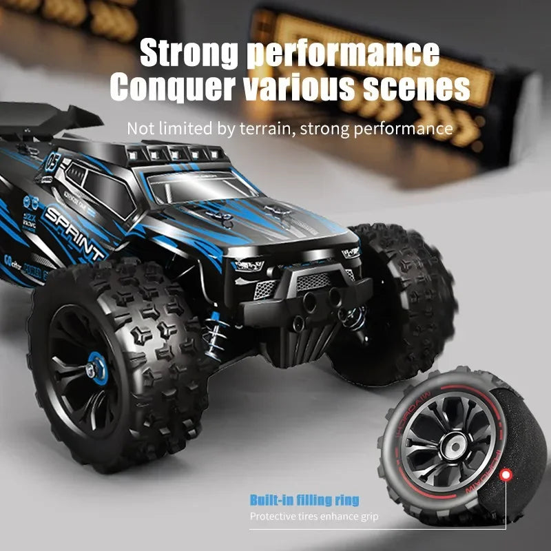 BAOEN 1:16 4WD RC Drift Car - 85KM/H LED Performance Racer