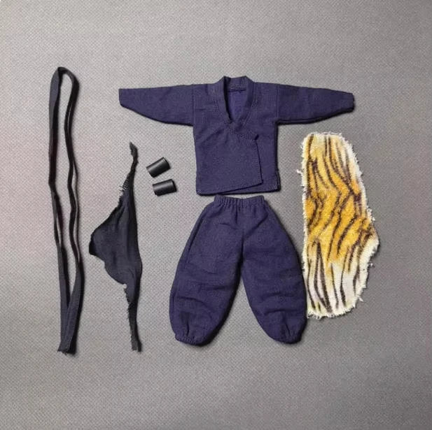 Handmade 1/12 Scale Sun Wukong Action Figure Clothing Set