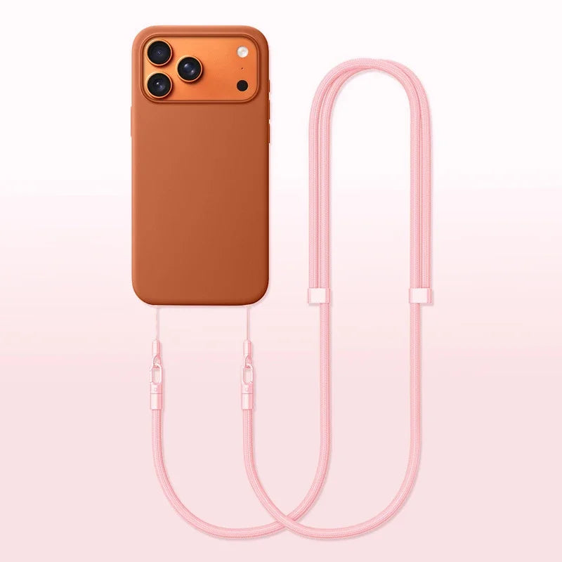 iPhone Air 17 Pro Max Multifunctional Crossbody Phone Case & Lanyard