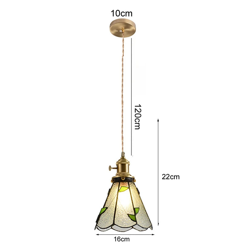Nordic Retro Green Pendant Light for Stylish Home Decor