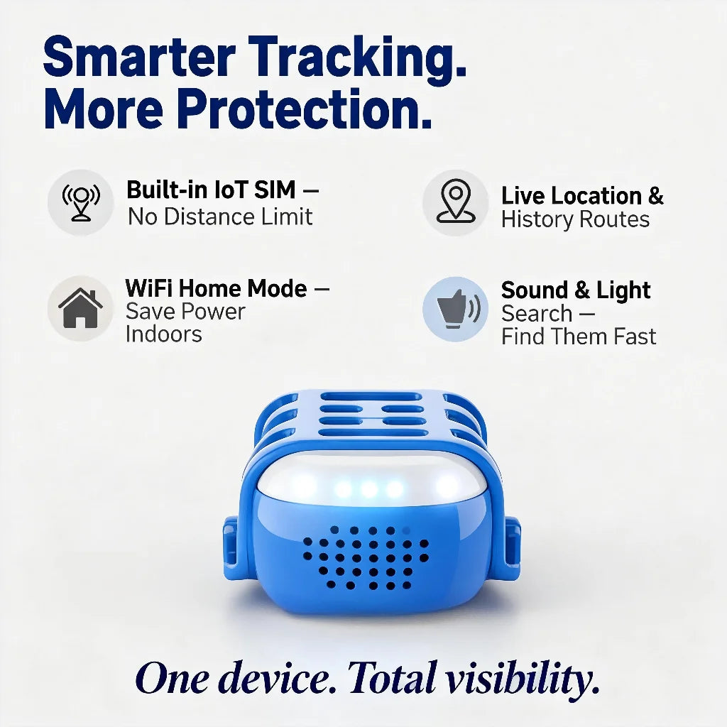Real-Time GPS Pet Tracker – Unlimited Distance Locator for Pets