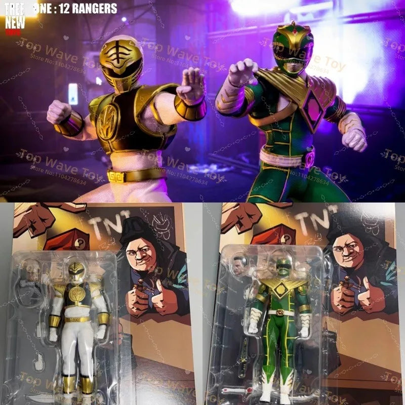 1/12 Mighty Green Ranger Action Figure | Movable Cloth Collectible