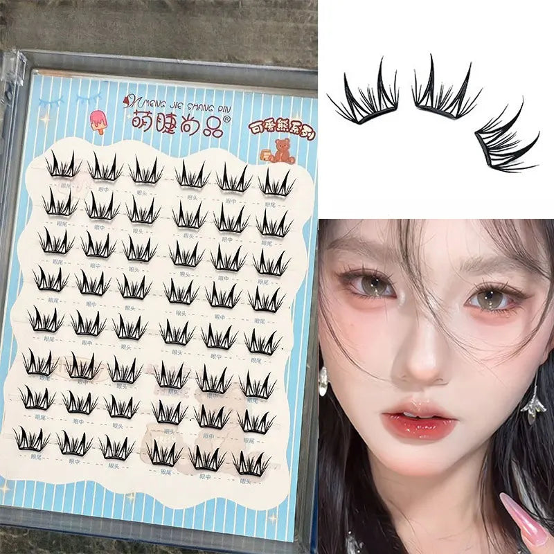 Manga Eyelashes: Ultra-Thin DIY Segmented Lashes Without Glue