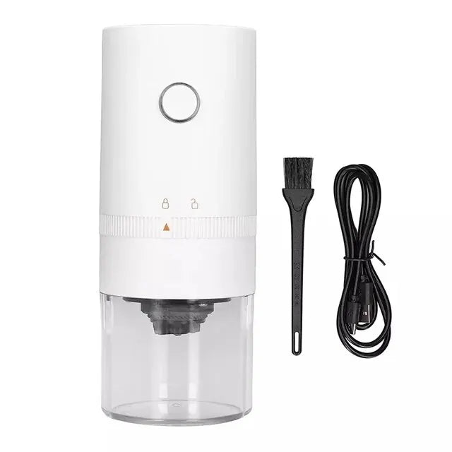 Portable USB Electric Coffee Grinder with Ceramic Core - Travel-Friendly