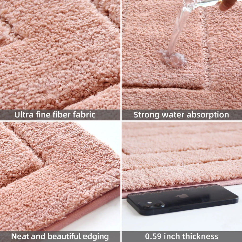 Olanly Absorbent Indoor Door Mat - Washable & Anti-Slip Carpet