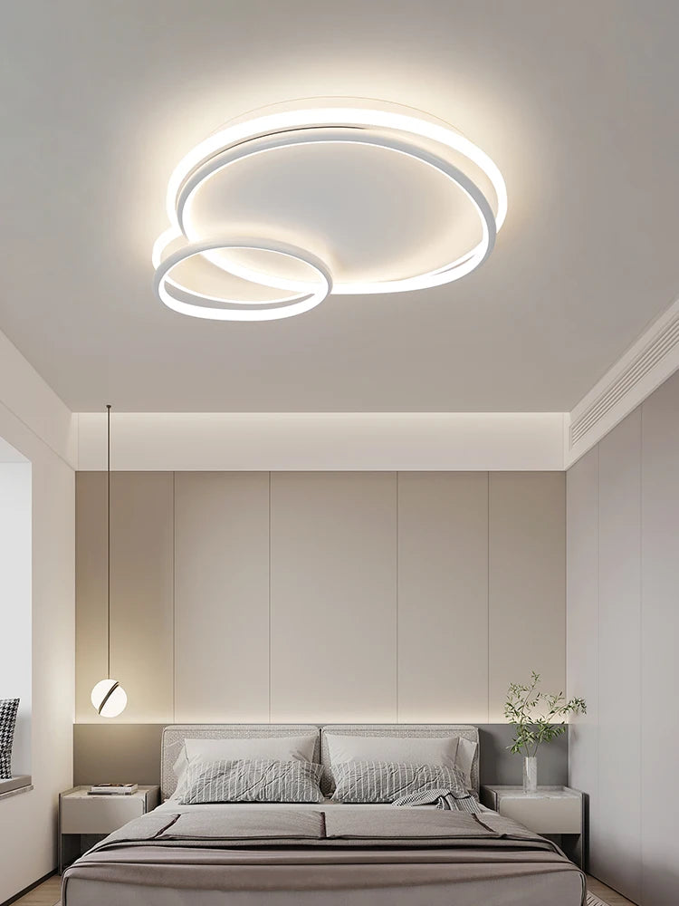 Modern Minimalist Full-Spectrum LED Ceiling Lamp for Eye Protection