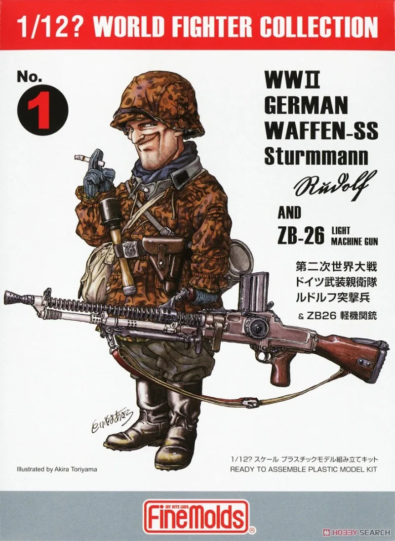Fine Molds 1/12 Infantryman Model Kit – Expert Detail & Display Quality