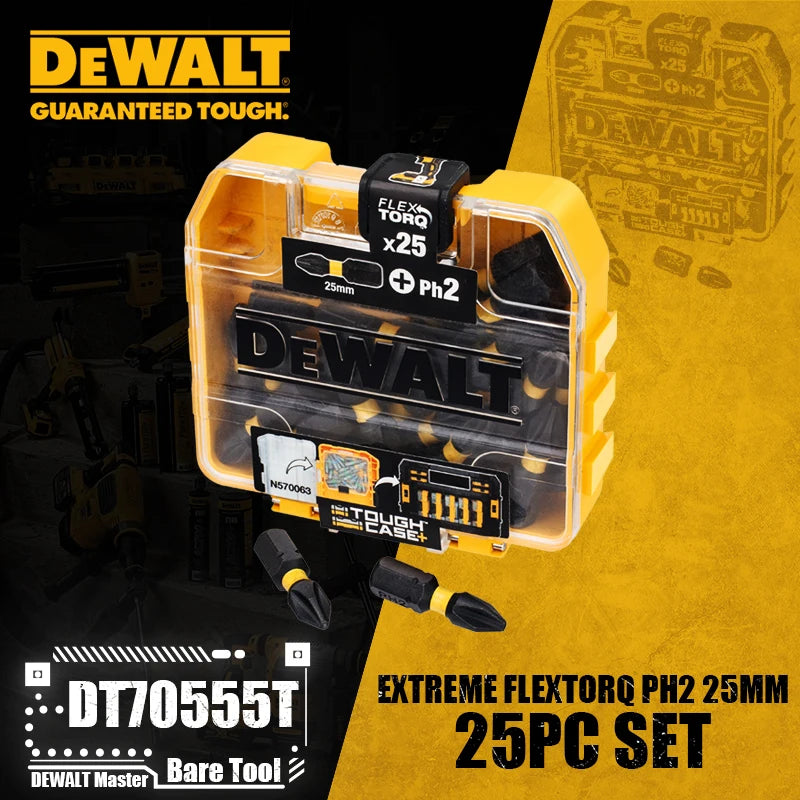 DEWALT Extreme FLEXTORQ 25PC PH2 25mm Screwdriver Bit Set