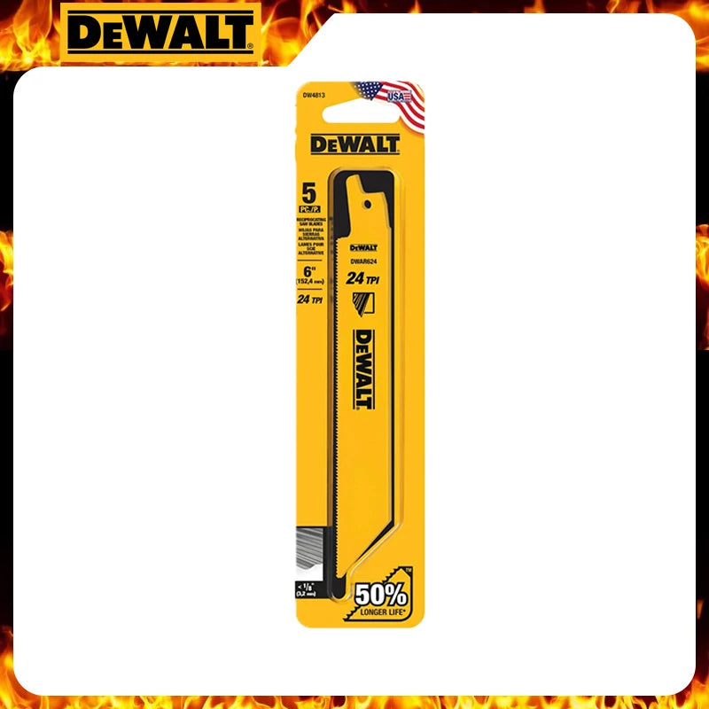 DEWALT Reciprocating Saw Blades - Durable & Versatile Cutting | 6-24 TPI