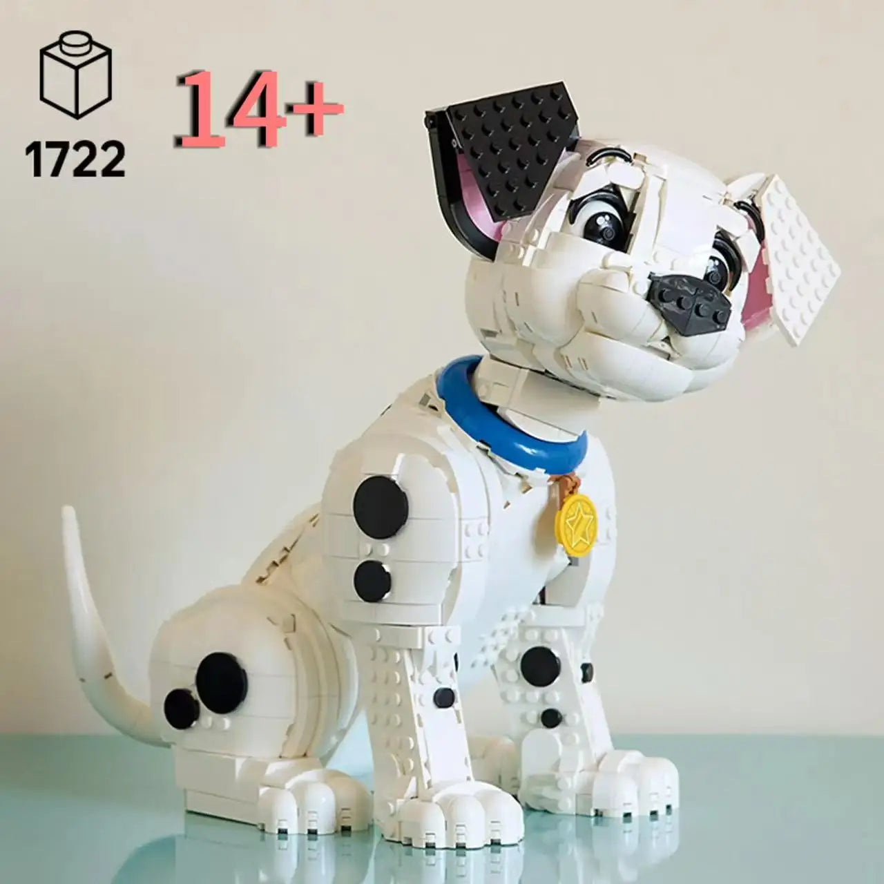 1722PCS Cartoon Dalmatian Dog Building Blocks - Fun DIY Toy Set