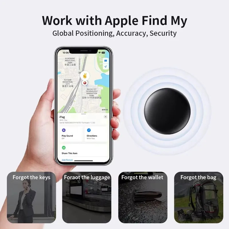 Anti-Lose Tracker for Apple AirTag | Bluetooth GPS Key Finder