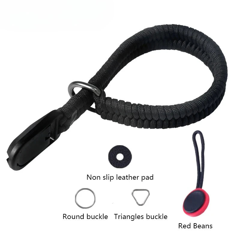 Adjustable Hand-Braided Camera Wrist Strap for Nikon, Canon, Sony