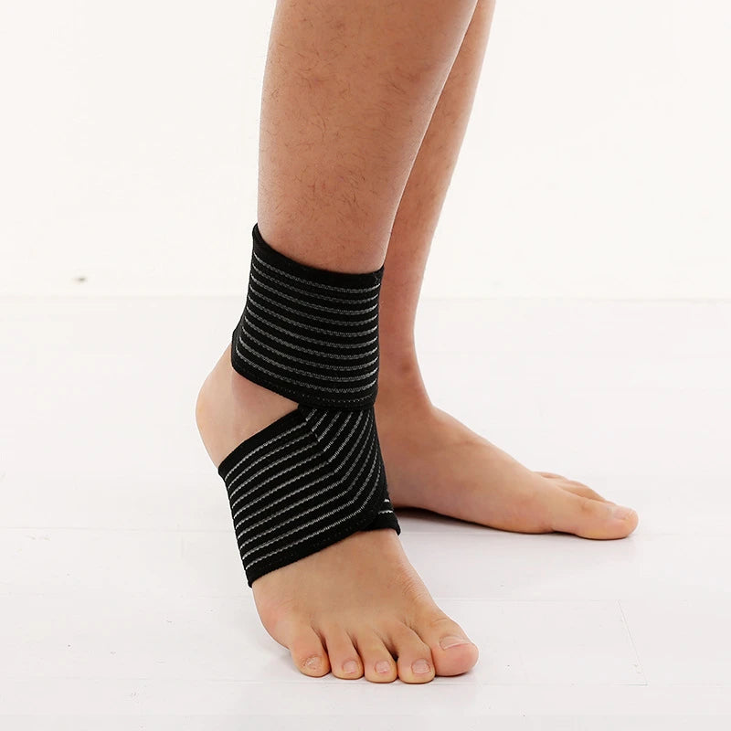 Elastic Ankle Brace Support for Sports & Fitness - Adjustable Comfort