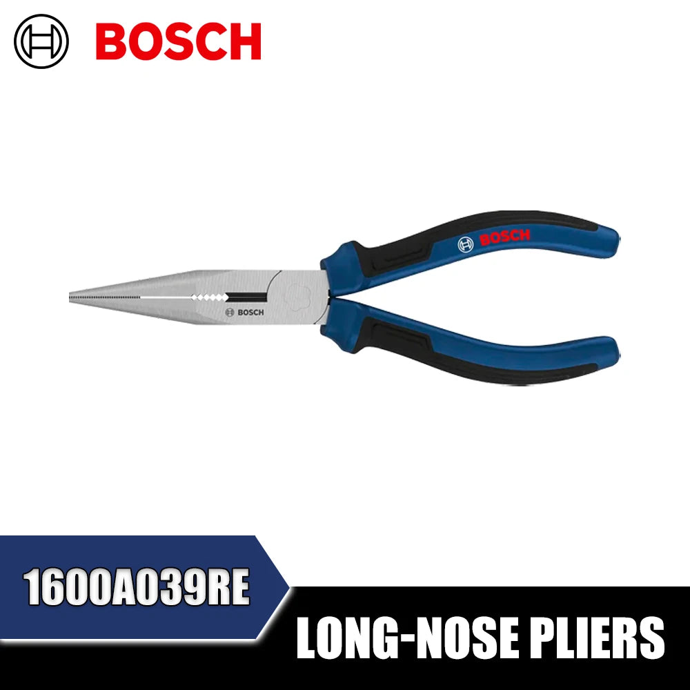 Bosch Long-Nose Pliers - Superior Grip & Precision Cutting Tool