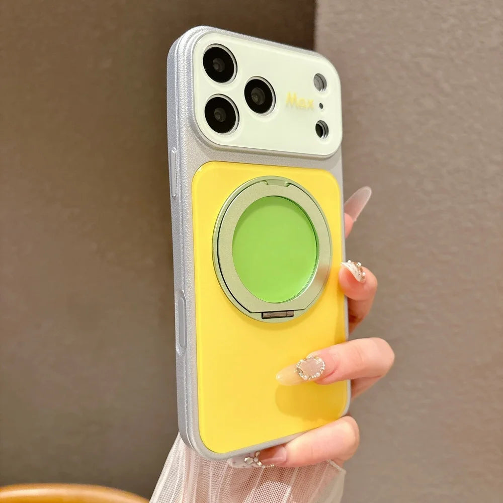 Magnetic Shockproof Camera Protection Case for iPhone 14/15 Pro Max