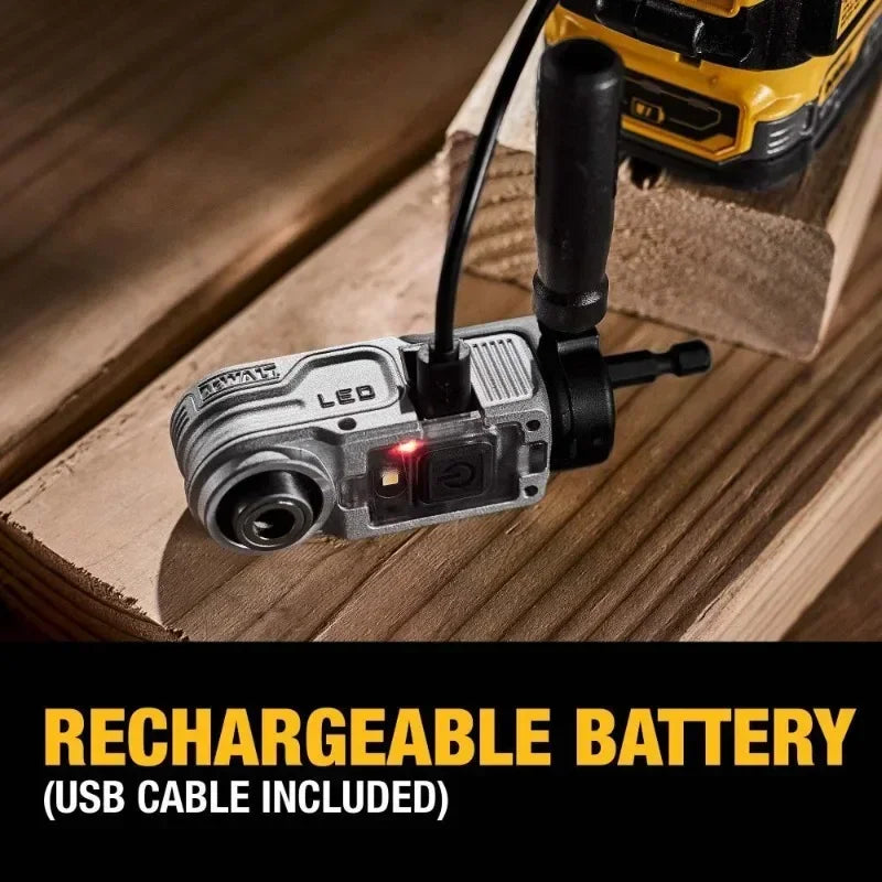 DEWALT FLEXTORQ® Right Angle Attachment with LED for Compact Spaces