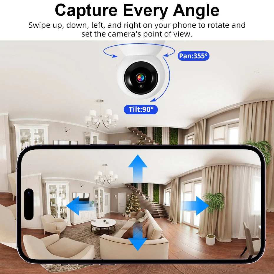 Fuers 5MP WiFi IP Camera - Smart Home Indoor Security Monitor
