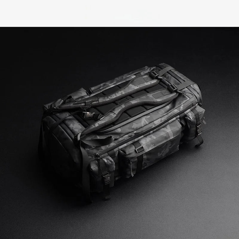 Durable Nylon Sports Backpack with Wet-Dry Separation - 33-35L