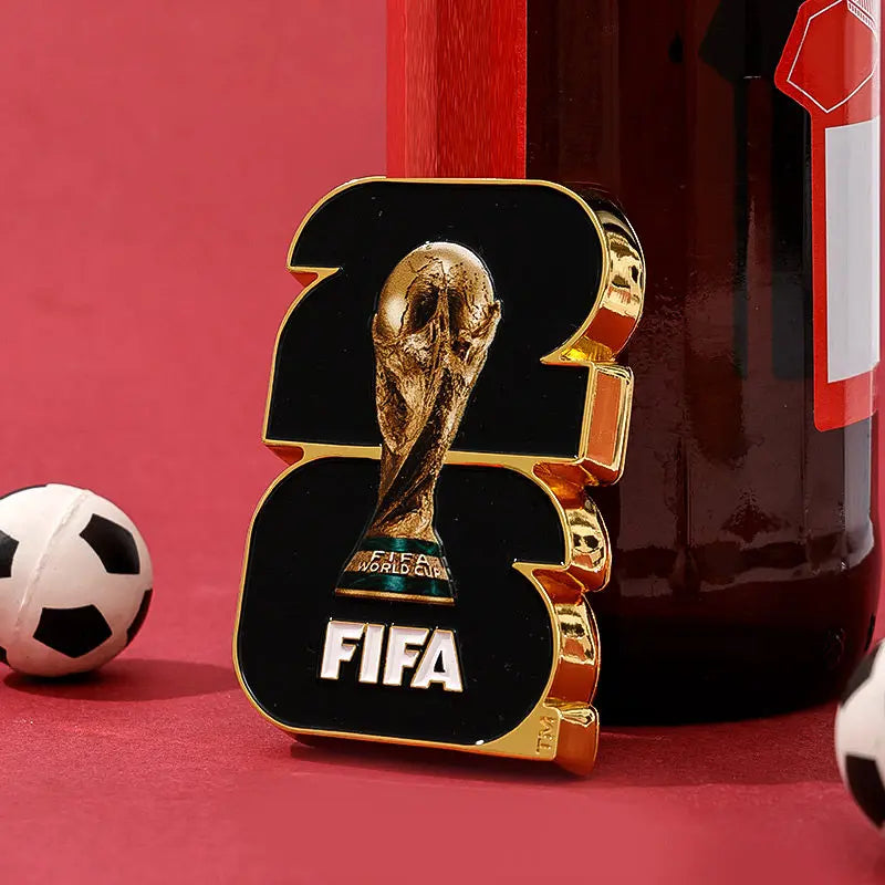 FIFA 2026 World Cup Logo Magnetic Bottle Opener & Fridge Magnet