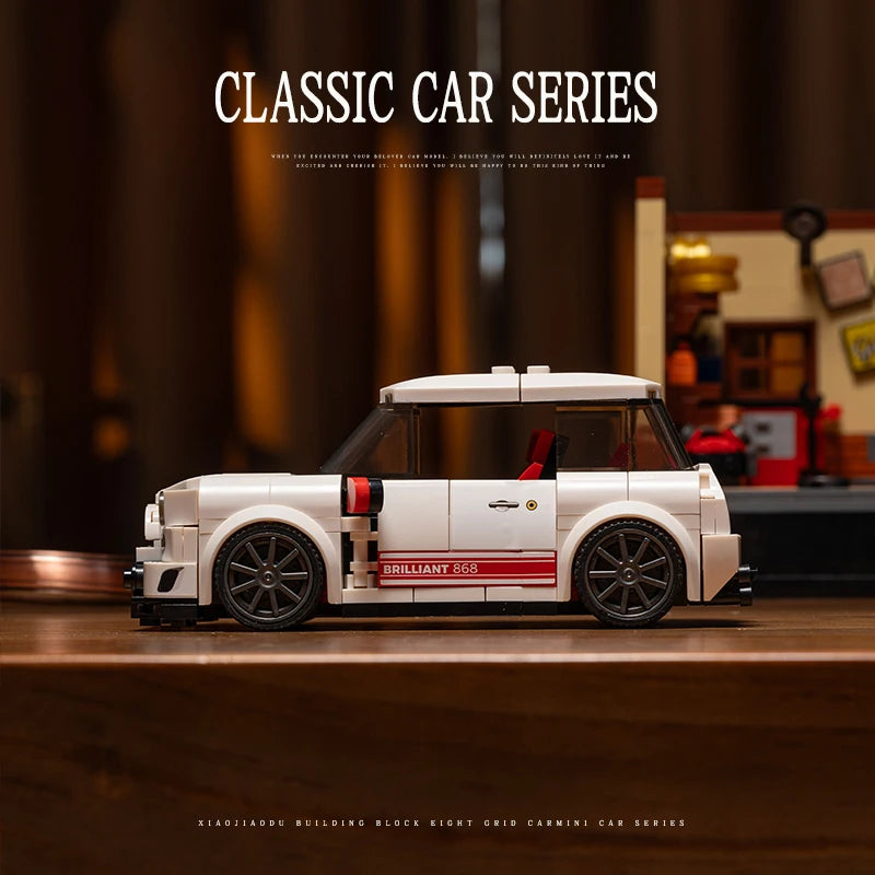 MENBIS Creative 325-Piece Classic Racing Car Building Set for Kids