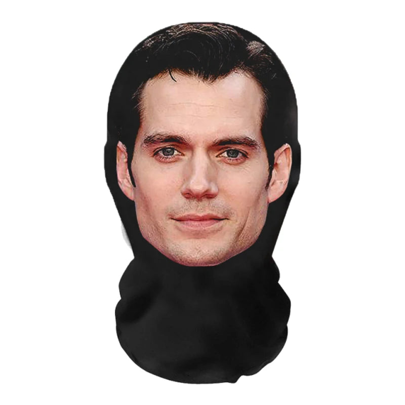 Funny 3D Printed Full Face Mask - Celebrity Costume Balaclava