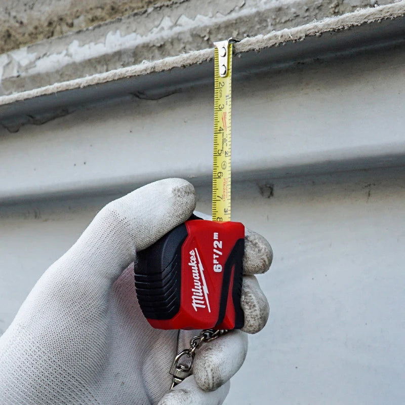 Milwaukee 6FT Keychain Tape Measure - Portable & Durable Tool