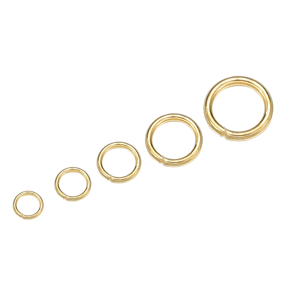 Jewelry Findings Kit with Zinc Alloy Jump Rings & Lobster Clasps