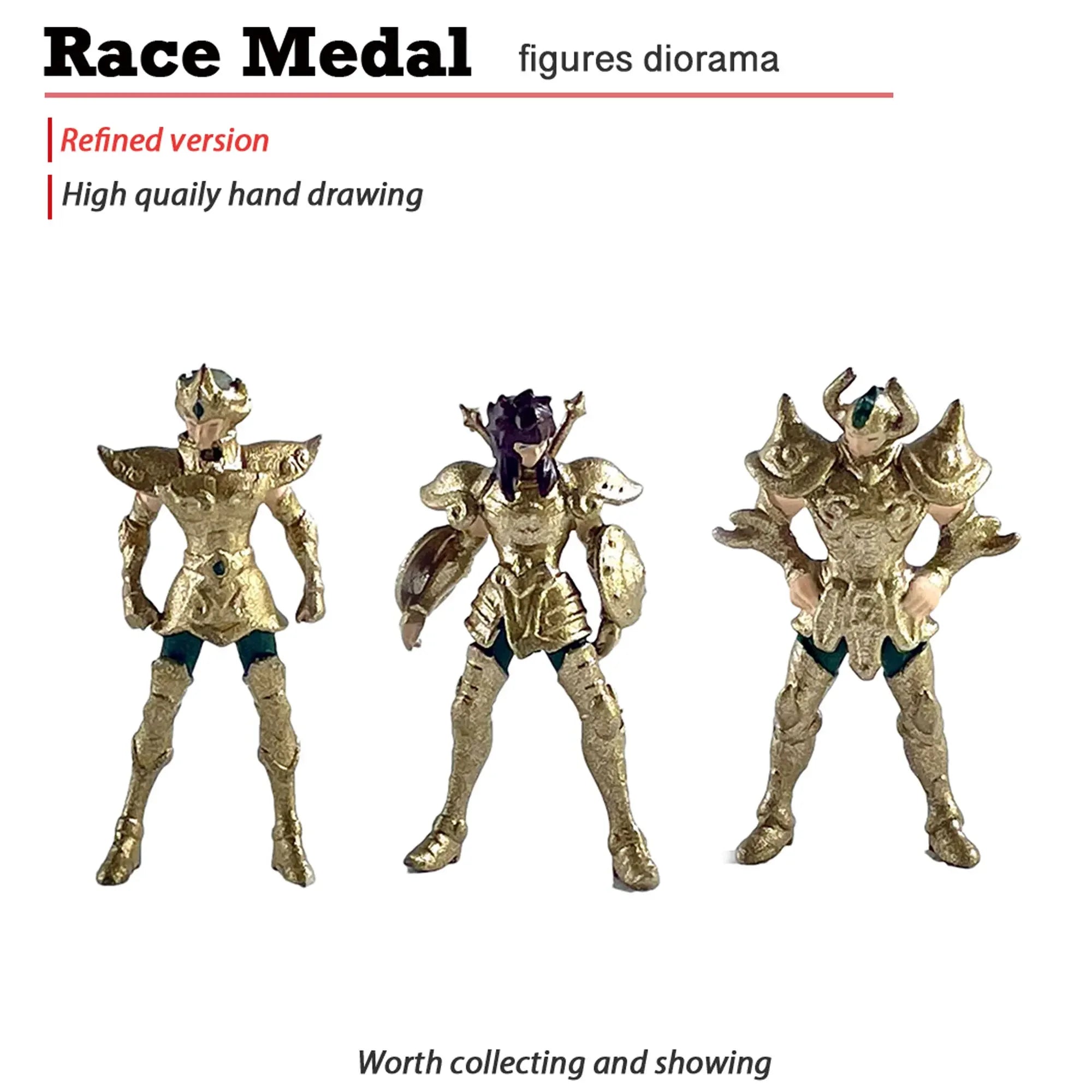 12cm Mini Gold Saint Seiya Figure - Stunning Collectible Doll