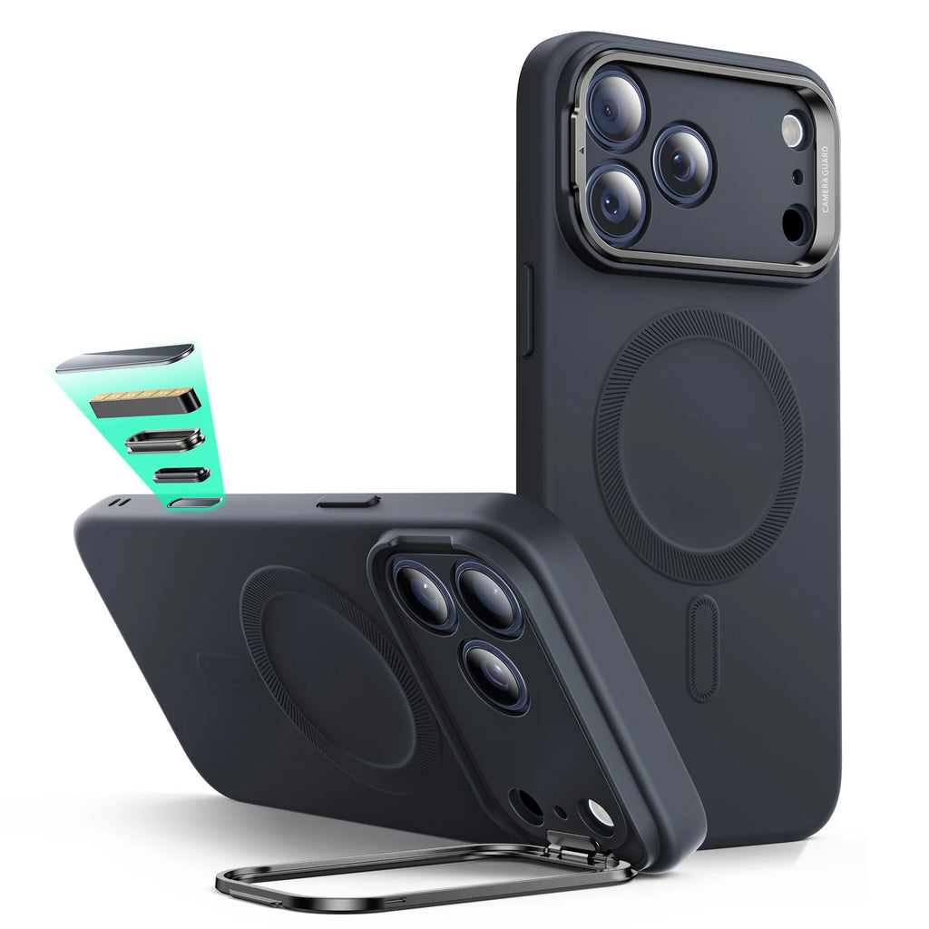ESR Silicone Case with Adjustable Stand for iPhone 17 Pro Max