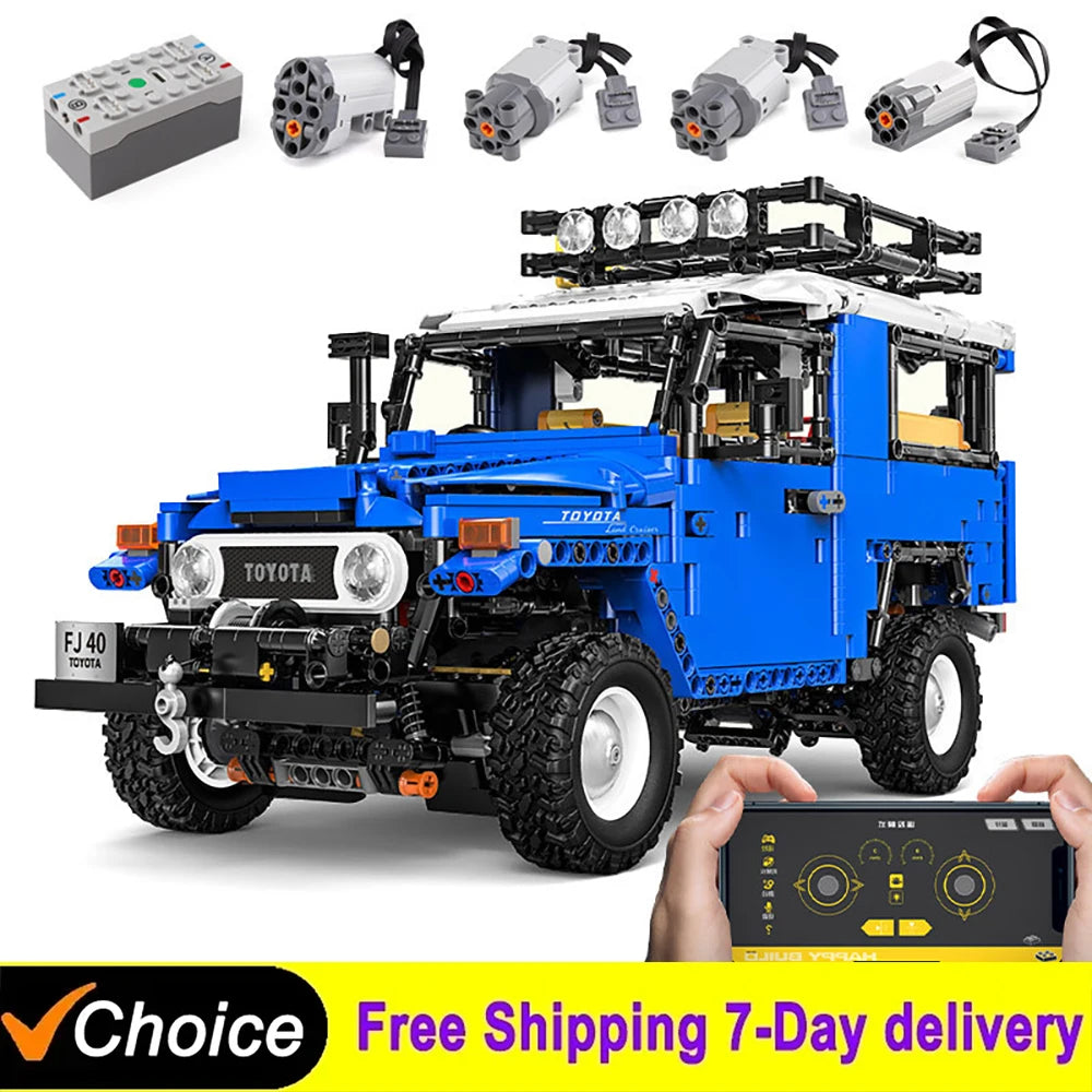 MOULD KING MOC-4889 1:12 Off-Road SUV Crawler Building Blocks Kit