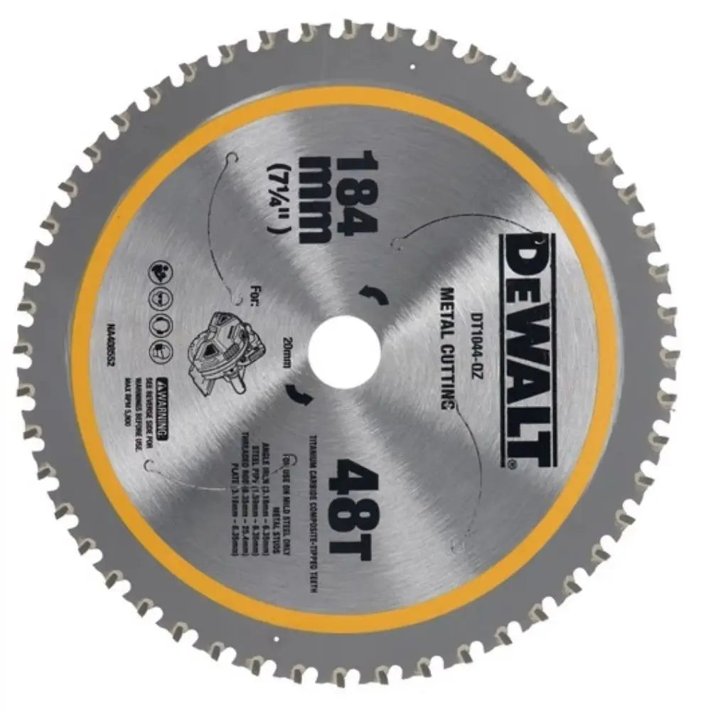 DEWALT 184mm 48T Metal Cutting Circular Saw Blade for DCS383 Tool