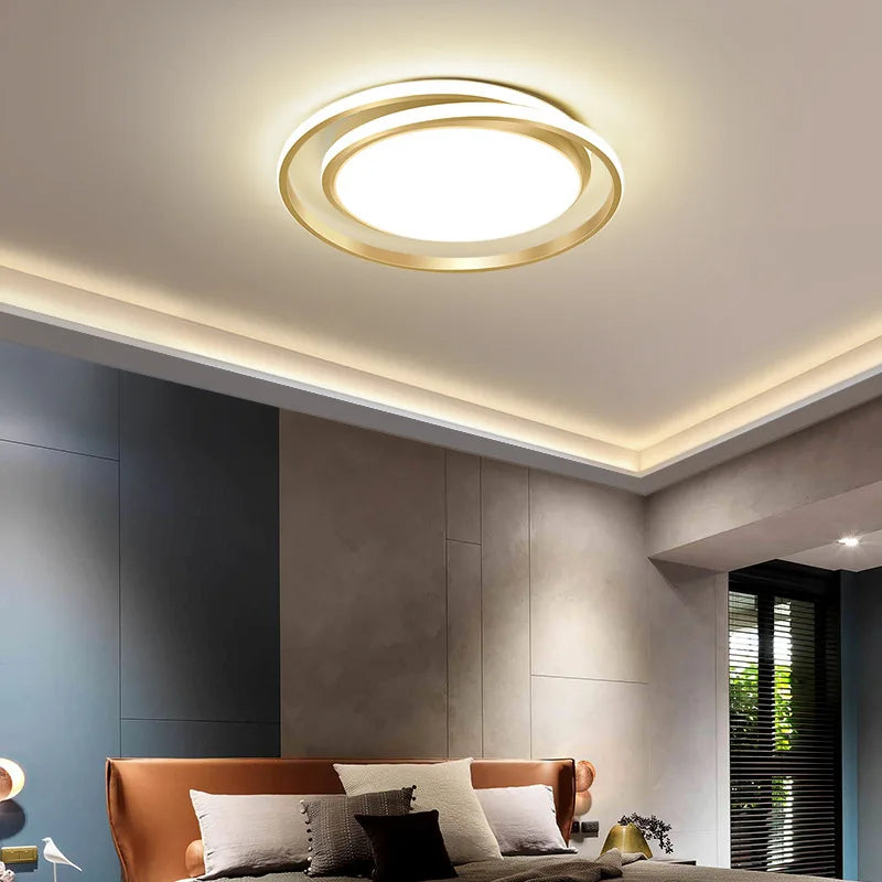 Modern Dimmable LED Ceiling Lamp for Home Spaces - Stylish Indoor Lighting