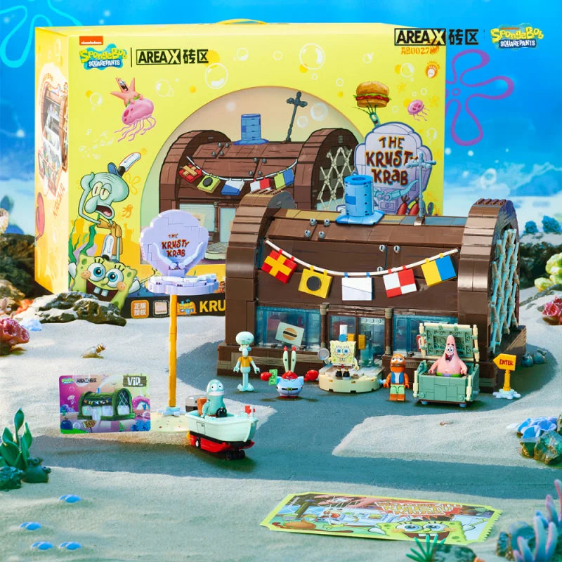 Creative Building Block Set - Fun Starfish Restaurant Model