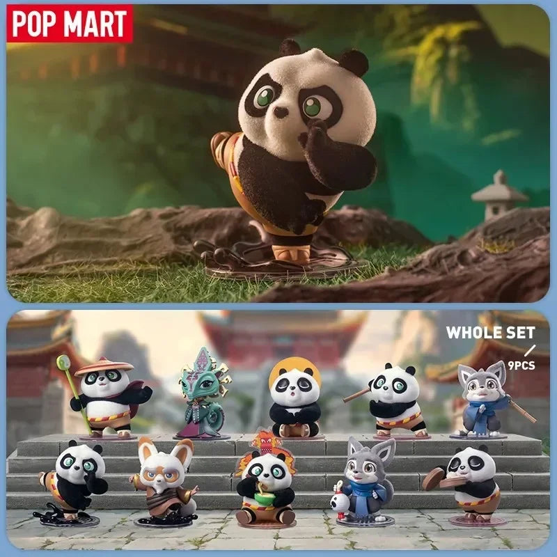 POP MART Kawaii Kung Fu Panda Blind Box Mystery Anime Figures