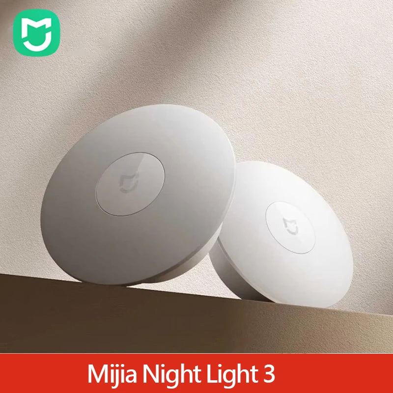 Mijia Night Light 3 - Smart Motion Sensor Adjustable Brightness Lamp