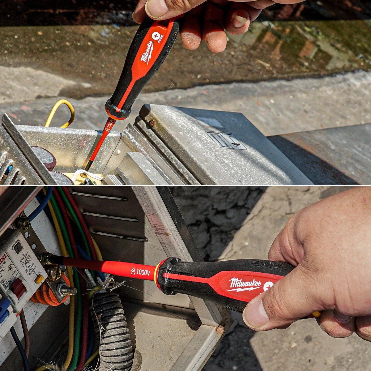 Milwaukee 7-Piece VDE Insulated Screwdriver Set - Durable & Comfortable