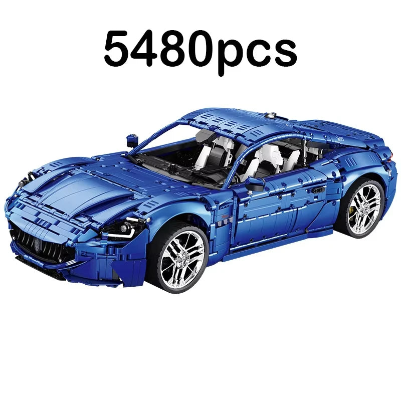 5480-Piece Sports Car Building Kit - MOC GranTurismo Model Toy