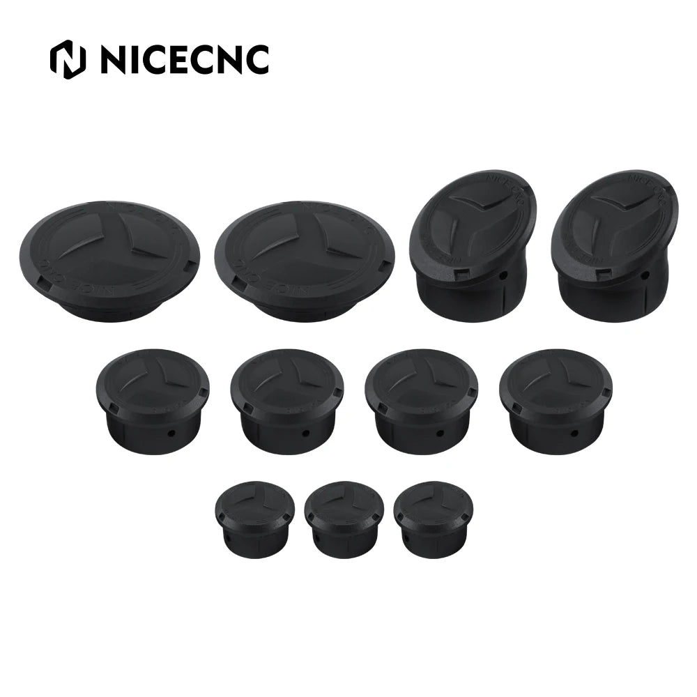 11PCS Frame Hole Cover Caps for BMW R1250GS & R1200GS Models