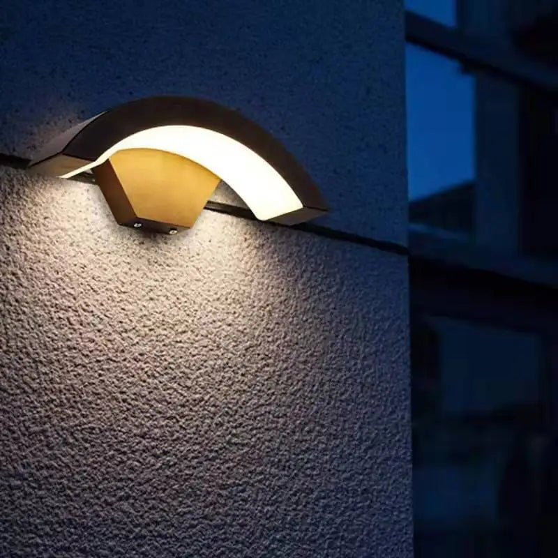 PIR Motion Sensor Outdoor Wall Lamp - Waterproof LED Light