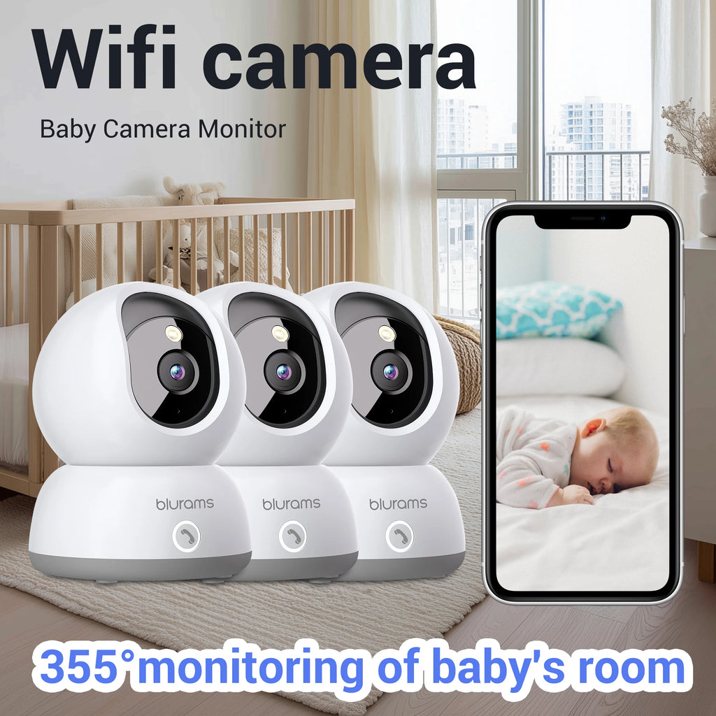 Blurams 2K Home Security Camera - 360° Pet Monitoring & Talk