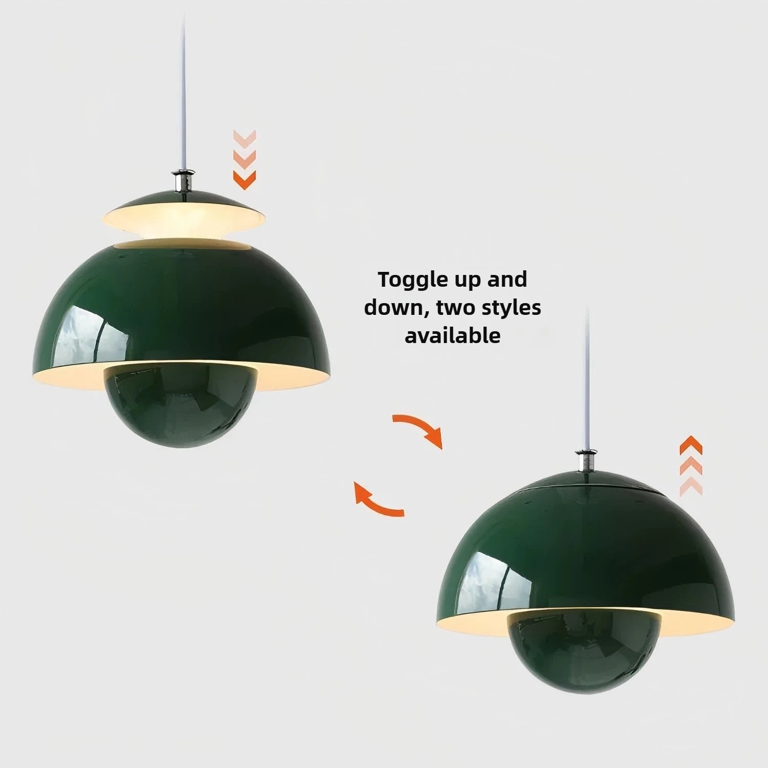 Adjustable Danish Bud Pendant Light - Modern Nordic Style Chandelier