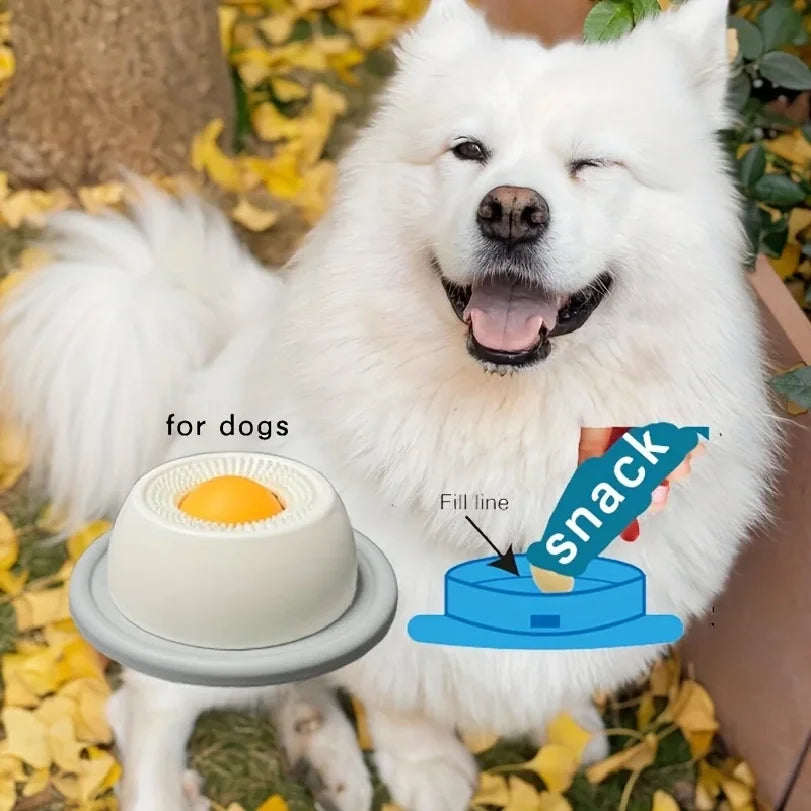 Interactive Pet Lick Mat - Yogurt Feeder for Dogs & Cats | Dental Health Boost