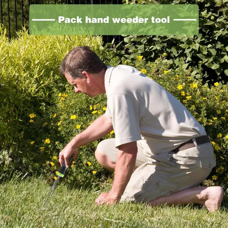 Ergonomic Heavy-Duty Weed Puller Tool for Effortless Weeding